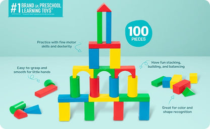 Melissa & Doug Wooden Blocks Set