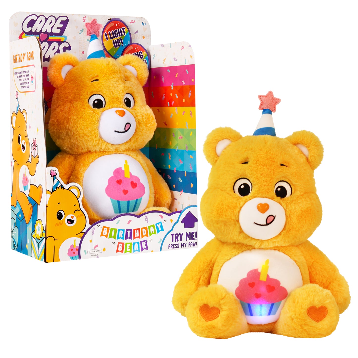 Care Bears - Singing Birthday Bear, 14 Inch