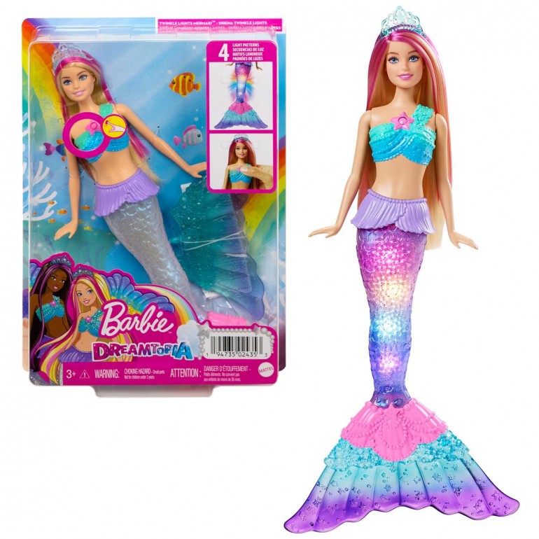 Enchanting Light-up Mermaid Barbie Fashion Doll