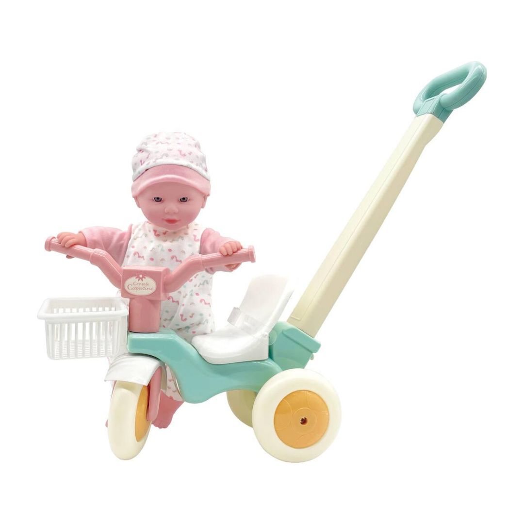 Cerise & Capucine Baby Doll with Tricycle Playset