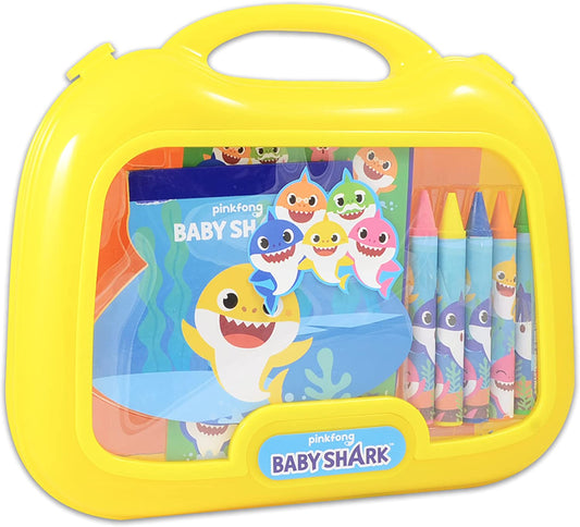 Baby Shark Art Set in Plastic Carry Case