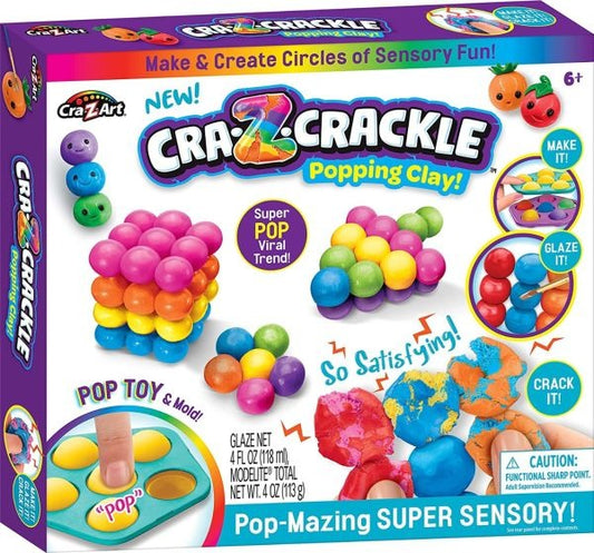 Crackle Clay Pop Mazing Super Sensory