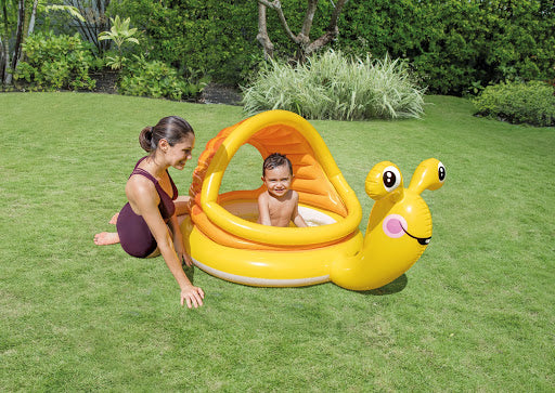 Lazy Snail Shade Baby Pool 145 X 102 X 74 Cm