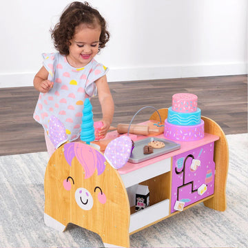 KidKraft Unicorn Activity Centre Kitchen Set