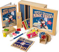 Marvins Magic Marvin's Treasured Magic Tricks Wooden Set