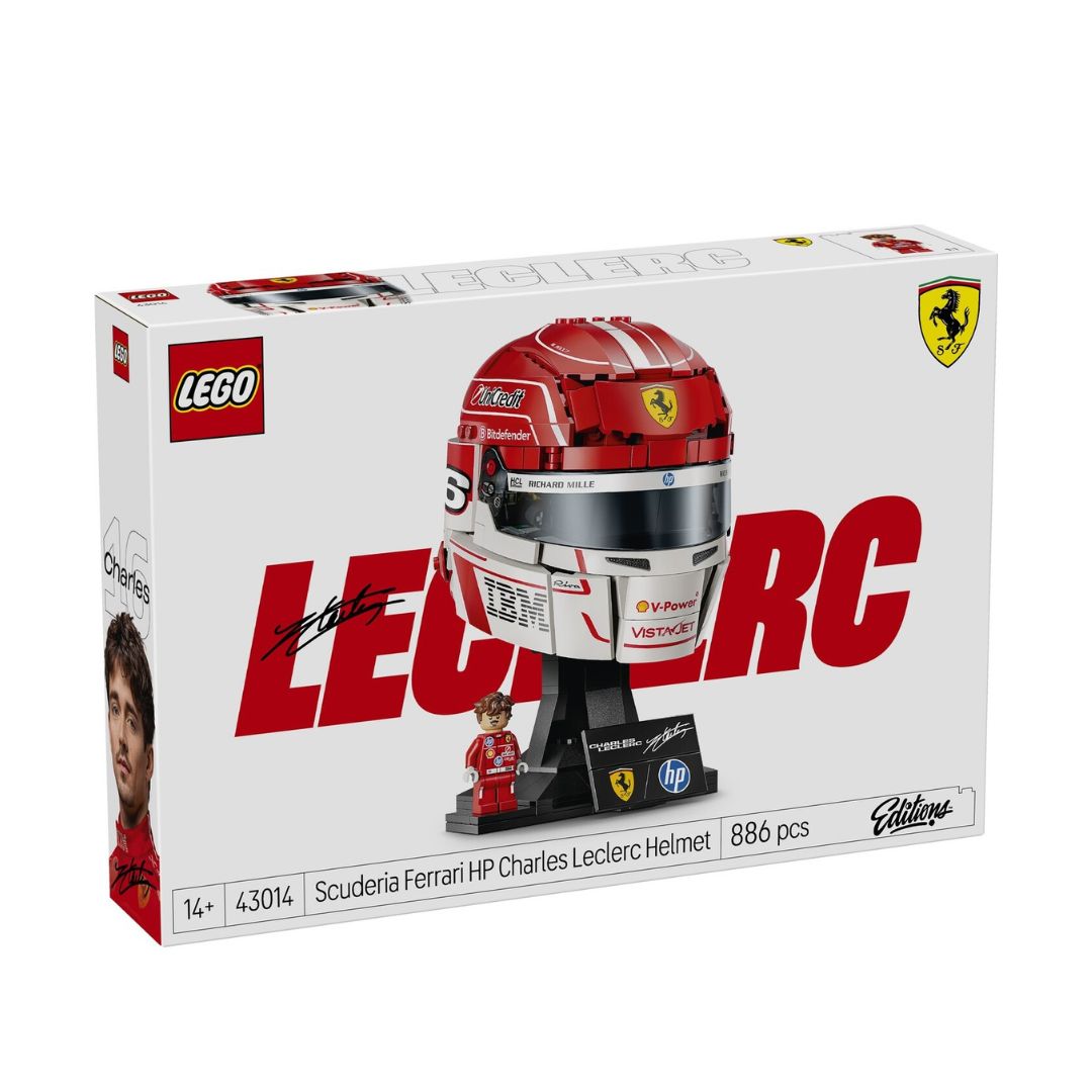 Lego Scuderia Ferrari Charles Leclerc Helmet