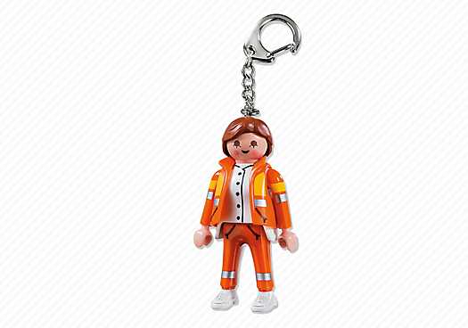 Plastic Medic Keyring - Multi Color