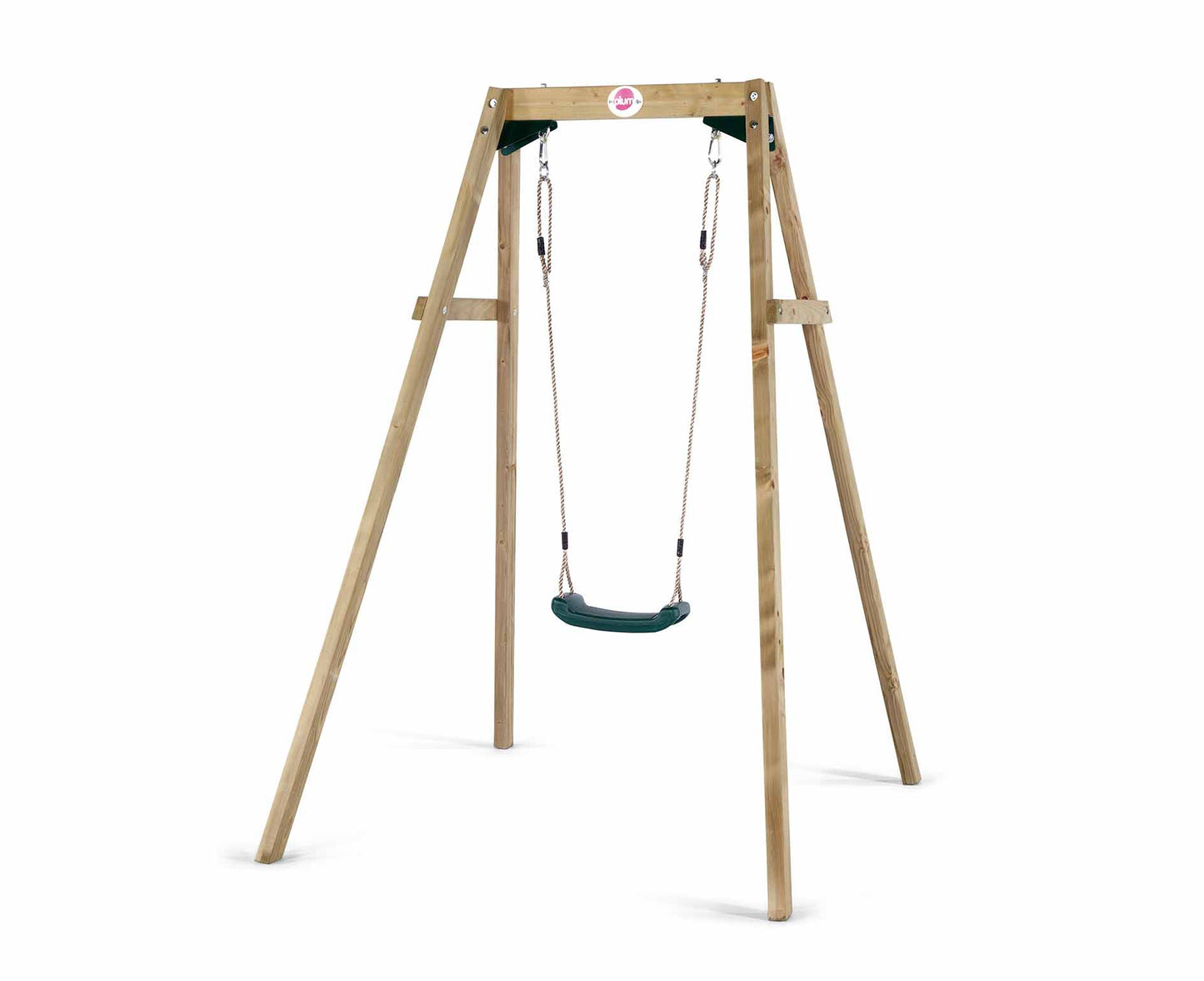 Plum Outdoor Wooden Single Swing Set