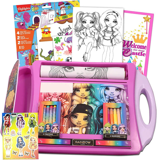 Rainbow High Roller Art Desk