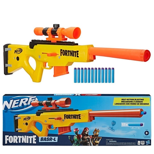 Fortnite-Inspired, Bolt-Action Nerf Blaster - No Batteries Required