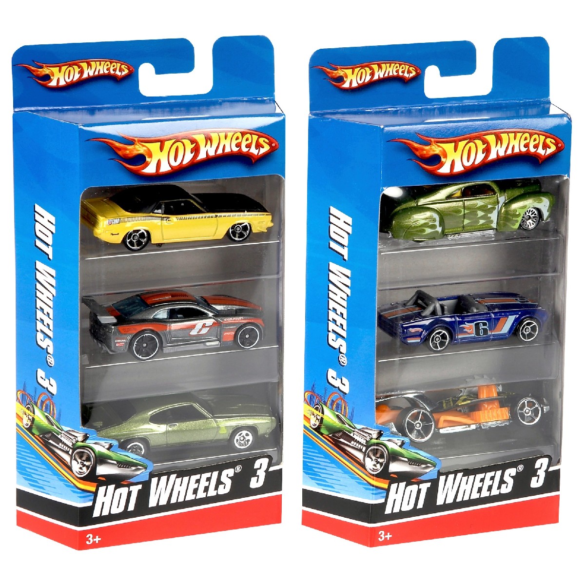 Hot Wheels-3 packs-Assorted