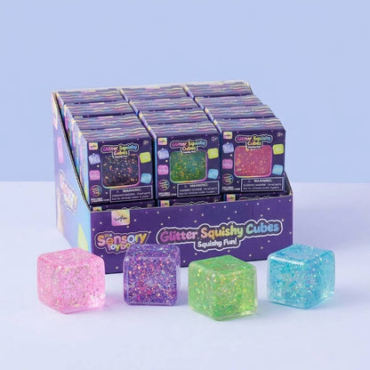 Glitter Squishy Small Cubes