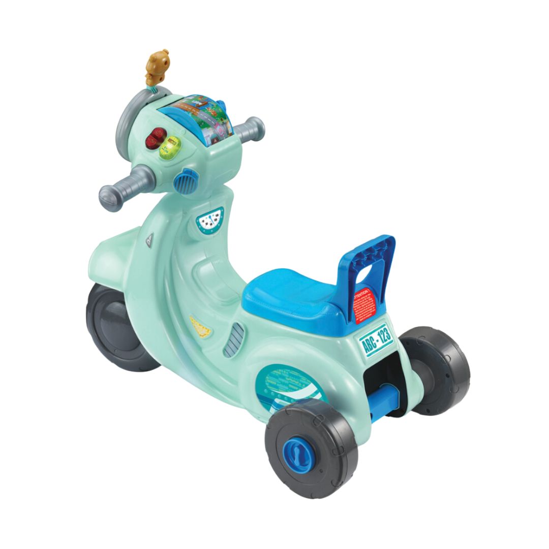 Vtech 3 En 1 Interactif Scooter Blue Ride-On