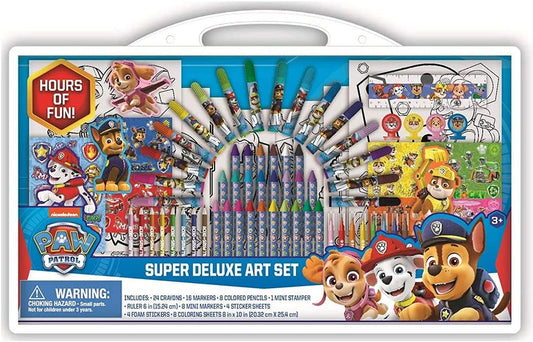 Paw Patrol Super Deluxe Art Set in Large Clamshell