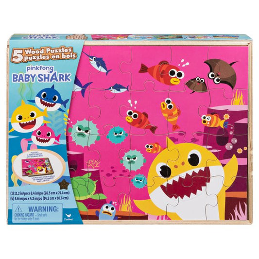 Baby Shark Chunky Wooden Sound Puzzle