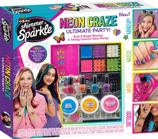 Shimmer N Sparkle Neon Craze Ultimate Party Kit