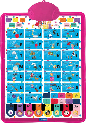 Disney Princesse Bilingual Talking Educational Poster