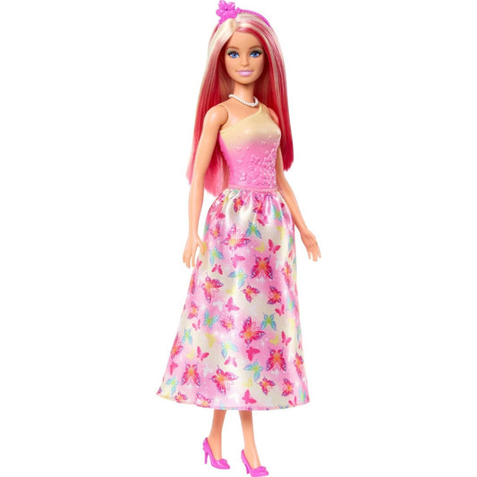 Mattel Barbie Doll With Pink Hair