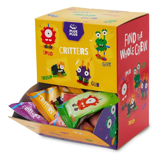 Plus-Plus Display Critters Foil Bags Pdq 48