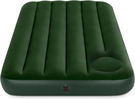 Inflatable Downy Air Mattress - Green Twin Size