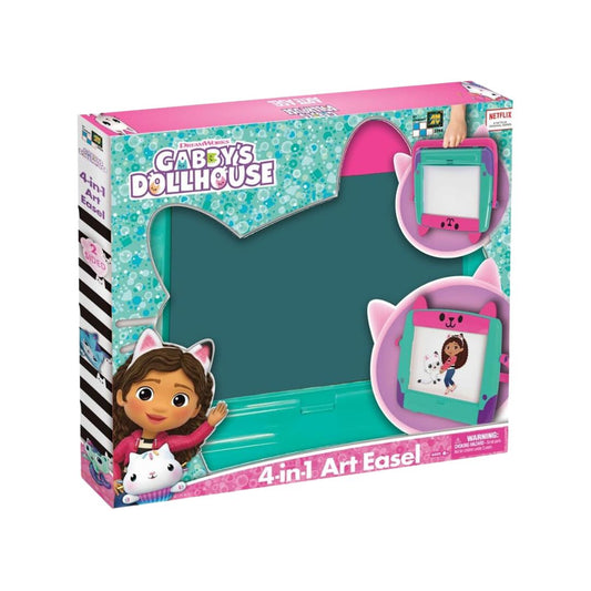 Gabby's Dollhouse 4-in-1 Art Easel Board