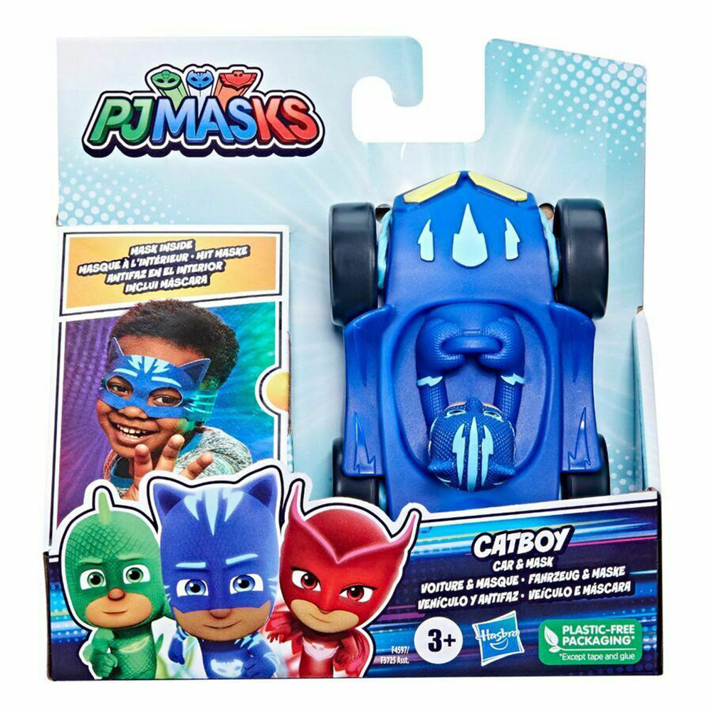 Pj Masks Hero Car And Mask Set - Catboy