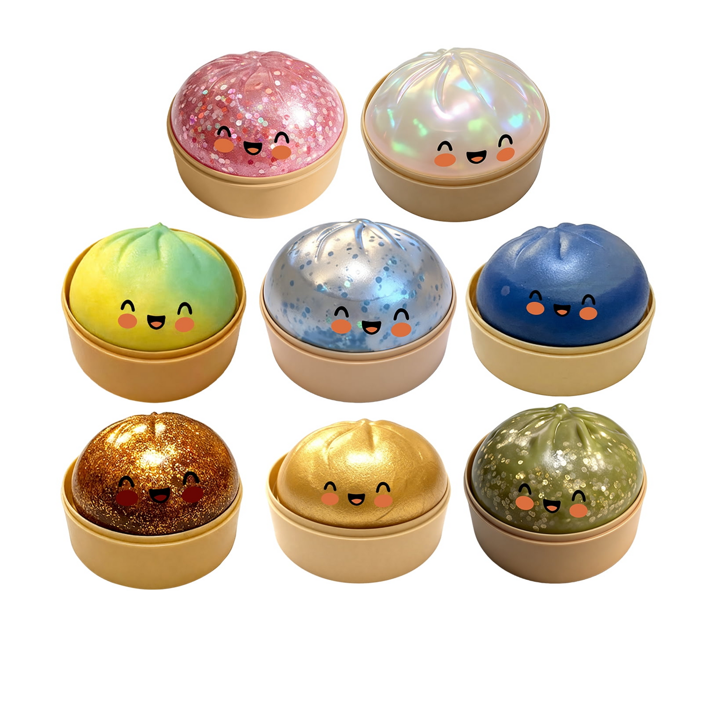 RMS Glitter Dumpling Squishy