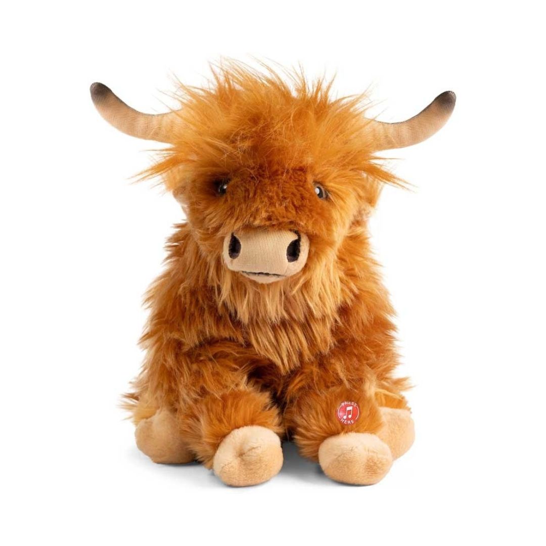 Living Nature Highland Cow Soft Toy