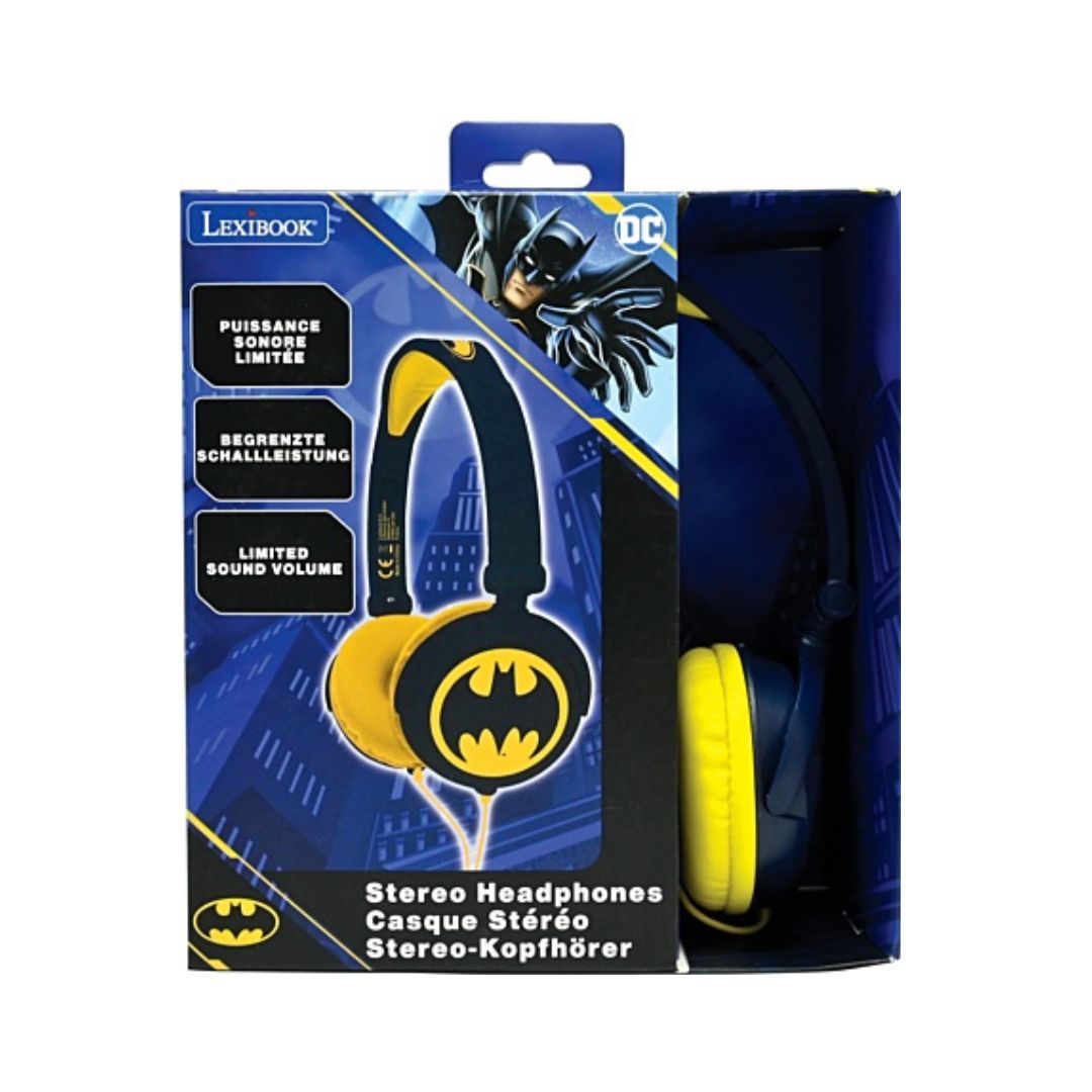 Lexibook DC Comics Batman Foldable Kids Headphones
