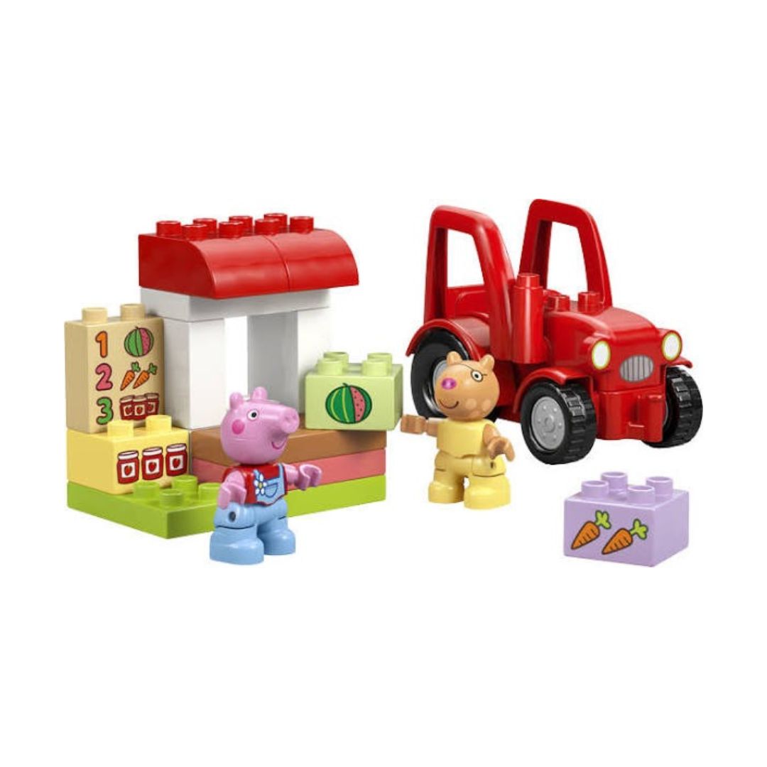 Lego Duplo Peppa Pig Tractor and Market