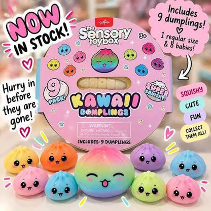 Kawaii Dumpling Squishy Set Assorted