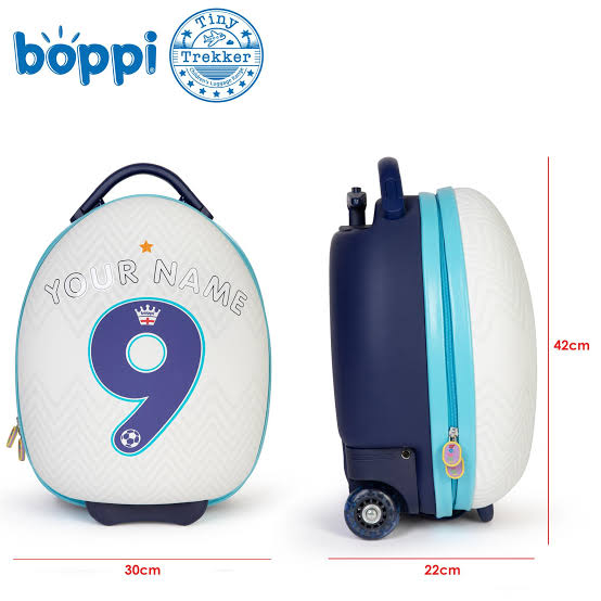 Boppi Football Wheeled Suitcase Assorted