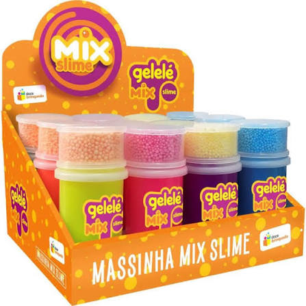 Gelele Slime Mix with Styrofoam Balls