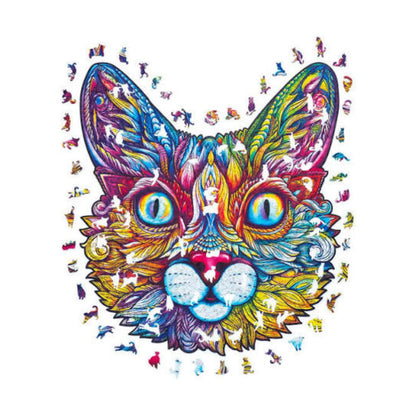 Unidragon Cat Wooden Puzzle