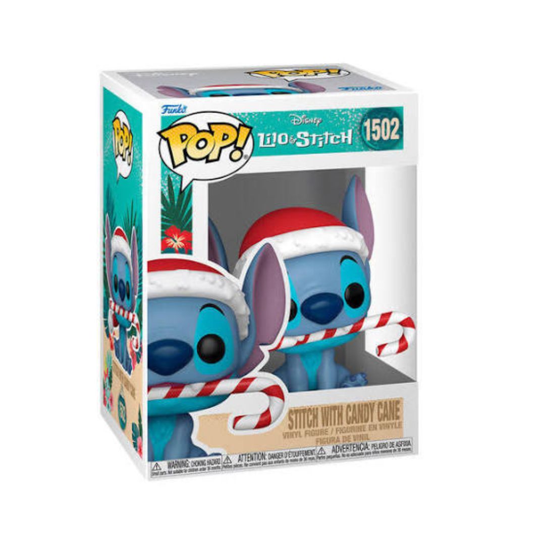 Funko Pop Stitch with Candy Cane