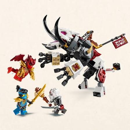 Lego Ninjago Zilvar and Grimtak the Dragon Beast