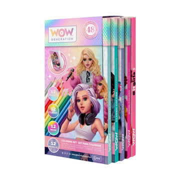 WOW Generation Coloring Notebook Set