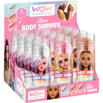 WOW Generation Body Glitter Roll-On Assorted