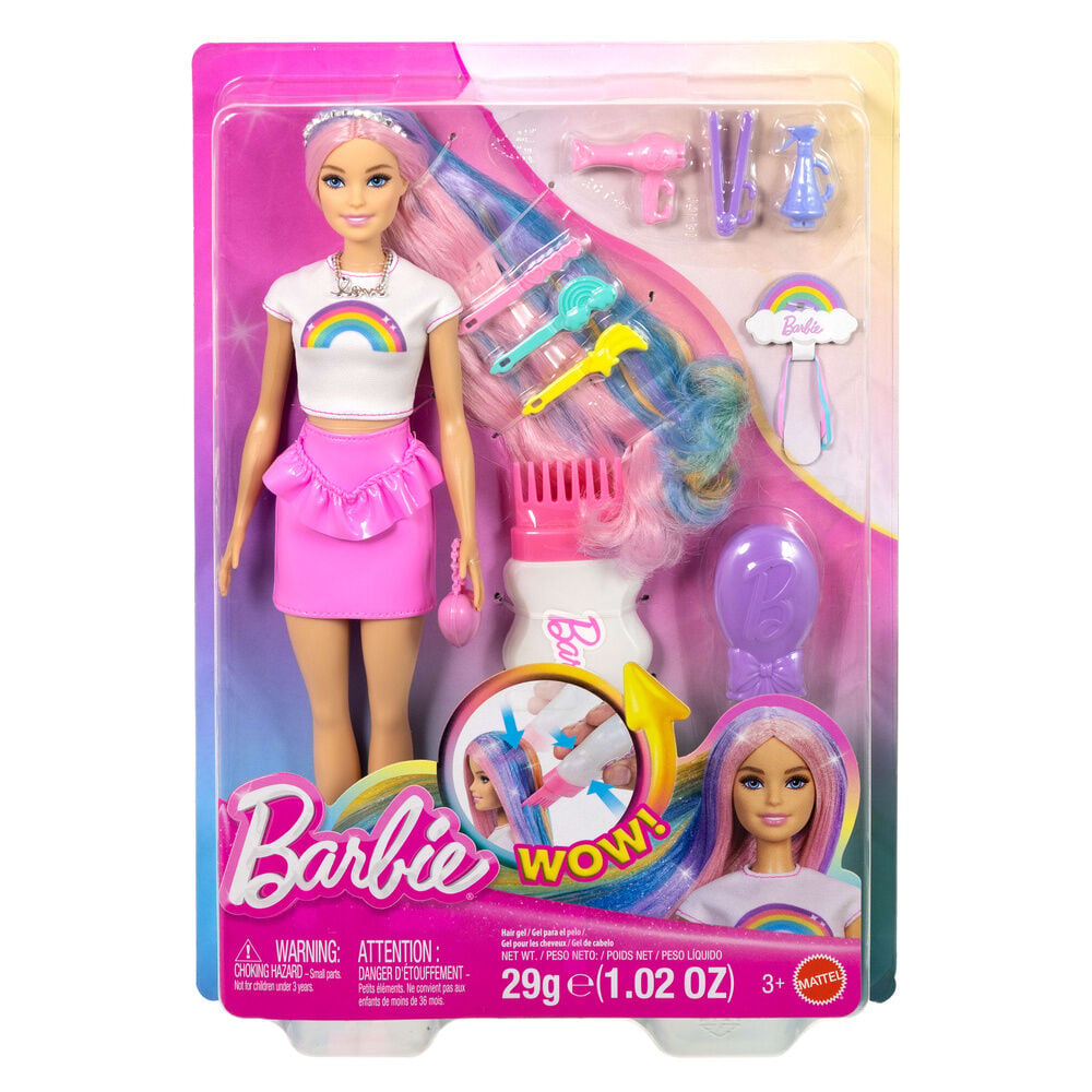 Mattel Barbie Rainbow Sparkle Hair Doll