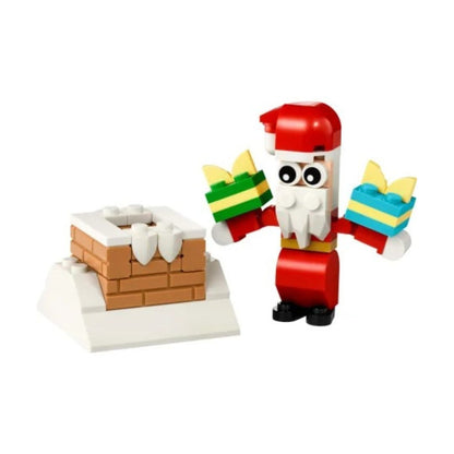LEGO Christmas Chimney Fun with Santa