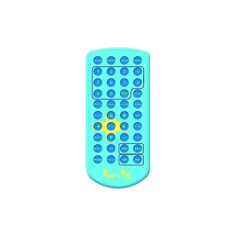 Lexibook Peppa Pig Portable DVD Player with Car Adapter & Remote&nbsp;