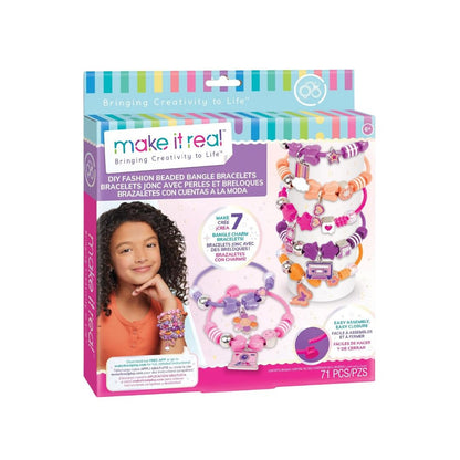 Make It Real's DIY Fashion Beaded Bangle Bracelets kit