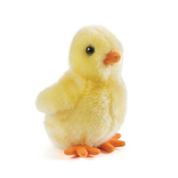 Living Nature Yellow Fluffy Chick Plush