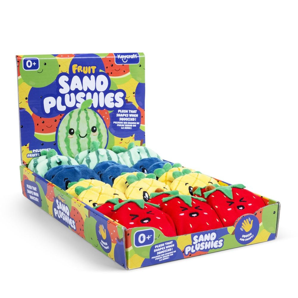 Keycraft Fruit Sand Plushies Sensory Toy