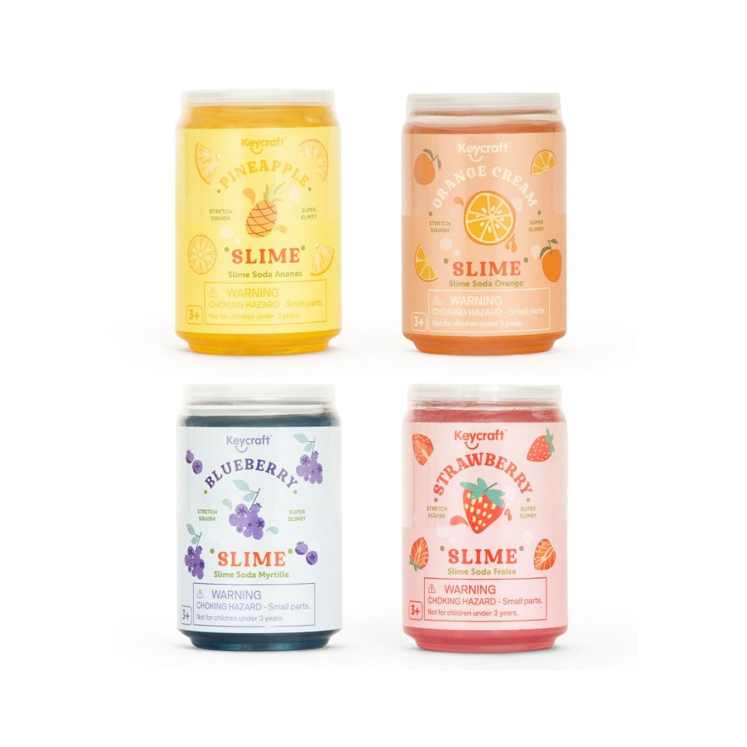 Keycraft Soda Slime Cans