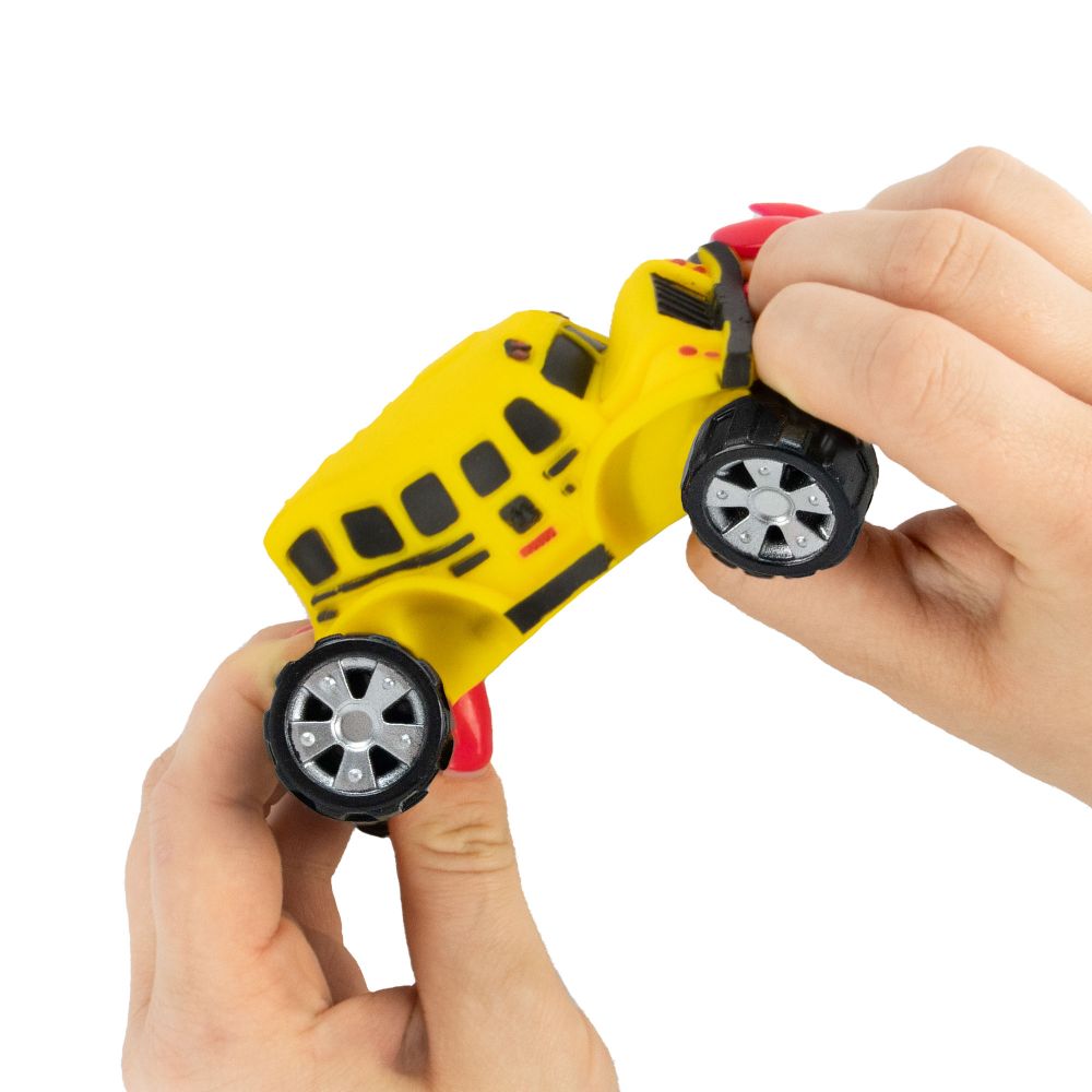 Keycraft Stretch Wheels Sensory School Bus