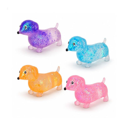 Keycraft Sparkly Squishy Sausage Dog