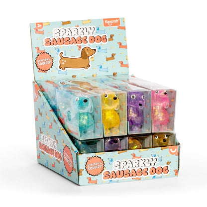 Keycraft Sparkly Squishy Sausage Dog