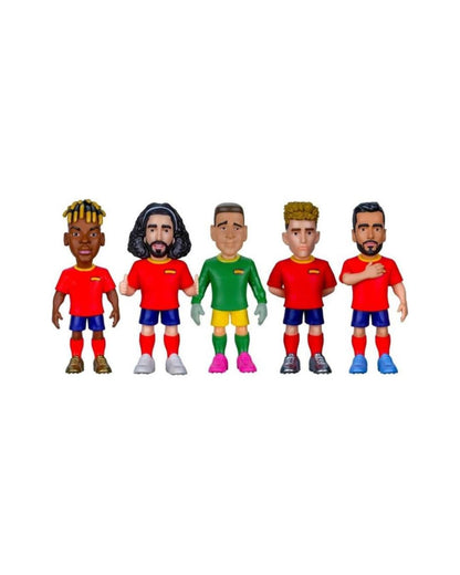 MINIX Spain National Team World Pack - 5 Collectible Figurines