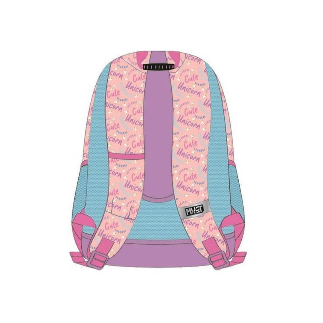 Must Team Girl & Unicorn Backpack 17'